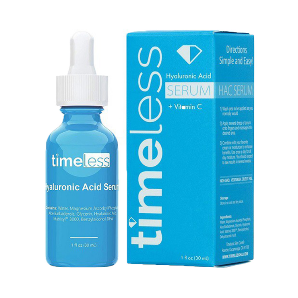 Tinh Chất Cấp Ẩm Trắng Da Timeless Hyaluronic Acid Vitamin C Serum 30mL