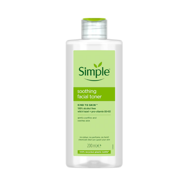 Nước hoa hồng Simple Kind To Skin Soothing Facial Toner 200mL