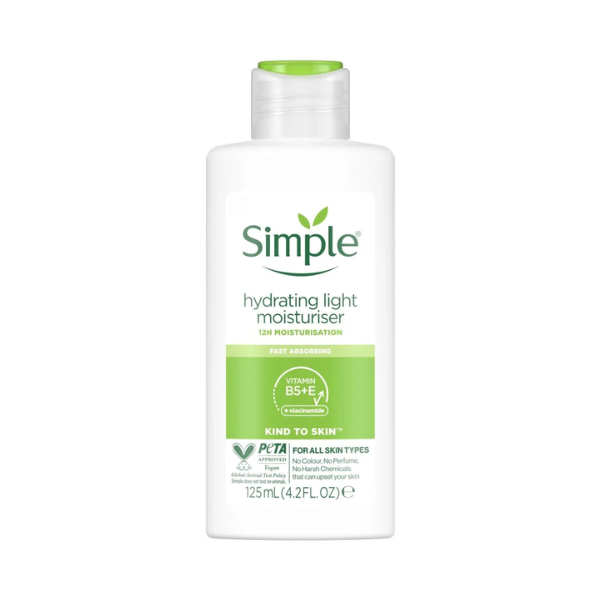 Sữa Dưỡng Ẩm Simple Kind To Skin Hydrating Light Moisturiser 125mL