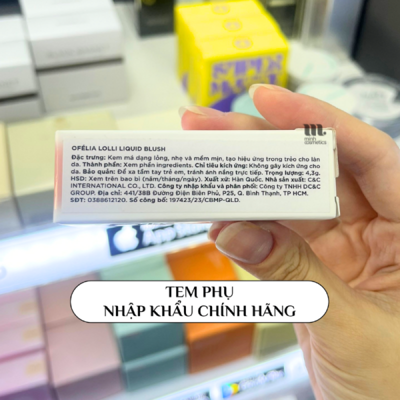 Tem phụ chính hãng