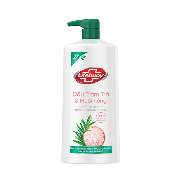 Sữa Tắm Lifebuoy Tràm Trà & Muối Hồng 850g