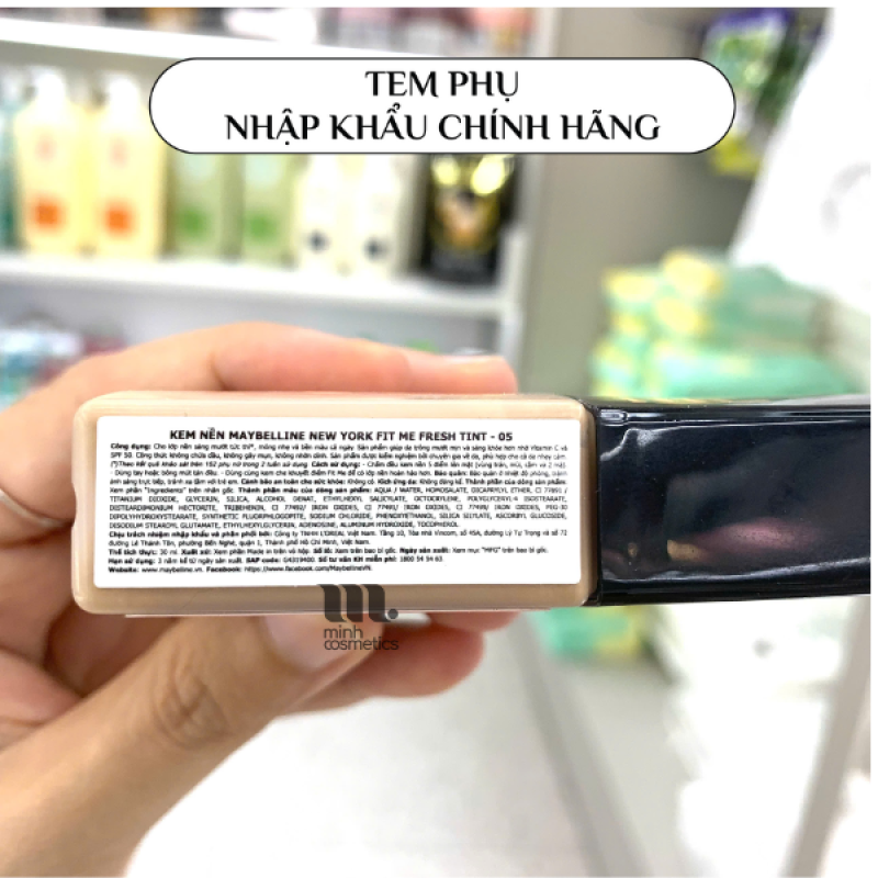 Tem phụ chính hãng