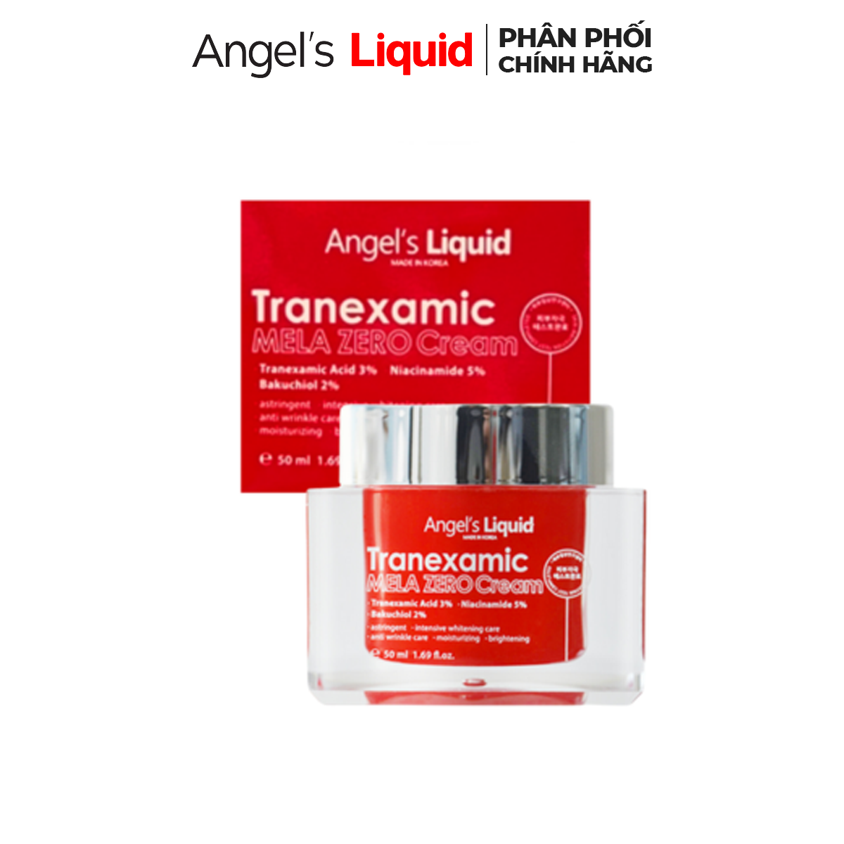 Kem Dưỡng Angel’s Liquid Tranexamic Mela Zero Cream (Nhập Khẩu) 50mL