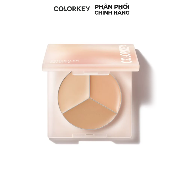 Bảng Che Khuyết Điểm Colorkey Targeting Three-colour Concealer Palette (Nhập Khẩu) 3.9g